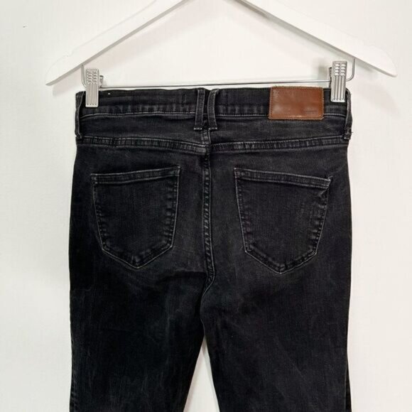Madewell Washed Black High Riser Skinny Jeans - Picture 6 of 8